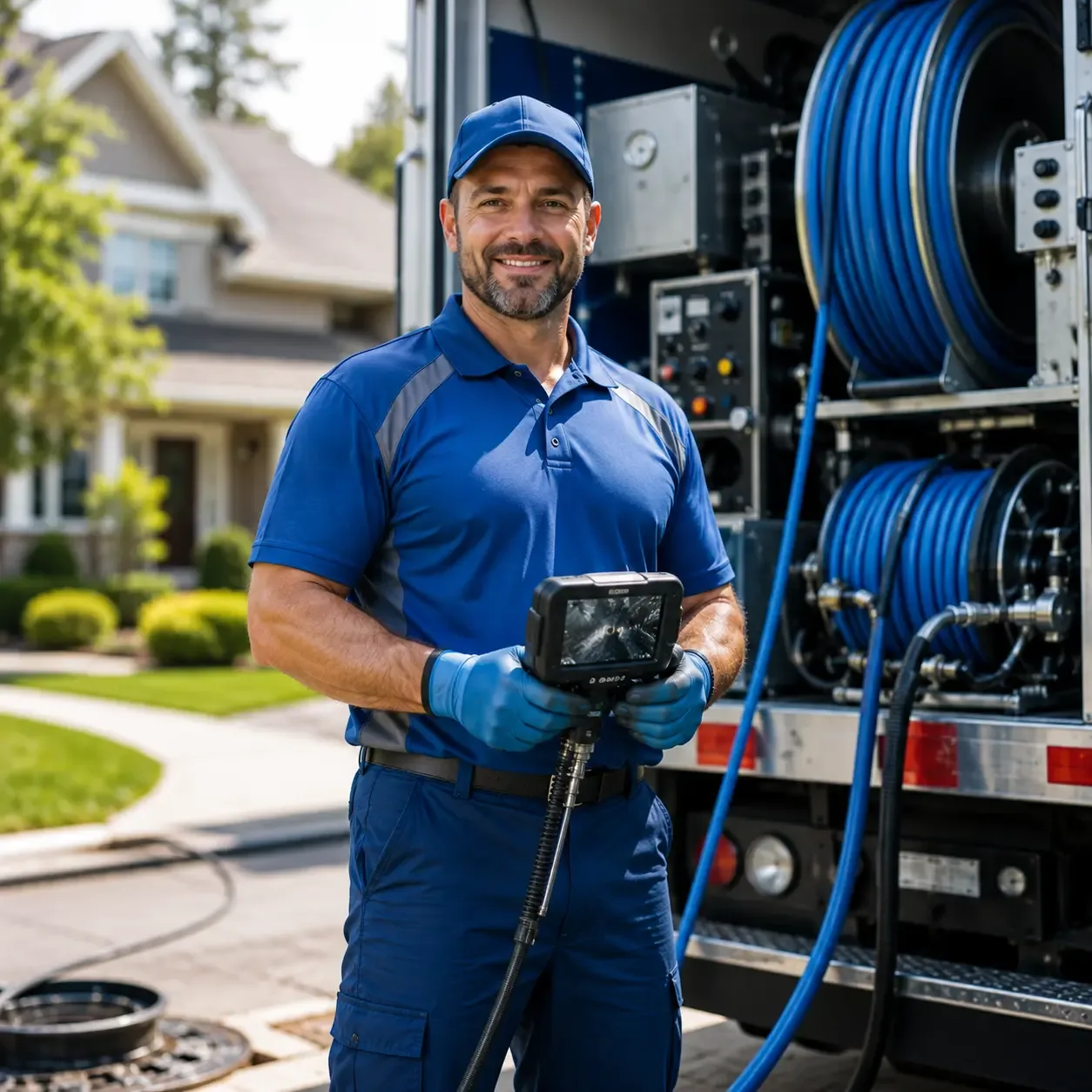 Local outdoor drain cleaning specialists in Huntsville, IL
